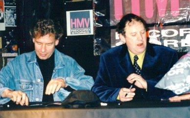 Bill Bruford and David Cross